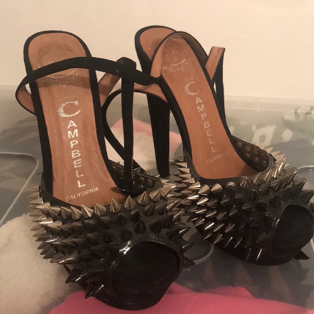 Jeffrey Campbell spiked heels size 7.5